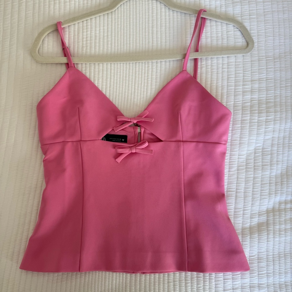 Zara Pink Camisole with Bow Accents